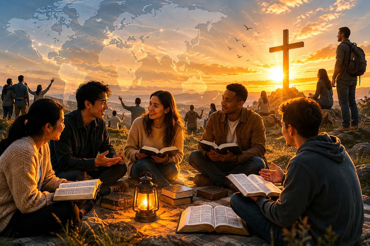 A Bible study gathering centered on faith, hope, and the Gospel of Jesus Christ.